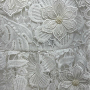 White Pearl, Lace and Embroidered Mini Skirt by Beulah - Robin Boutique-Boutique 