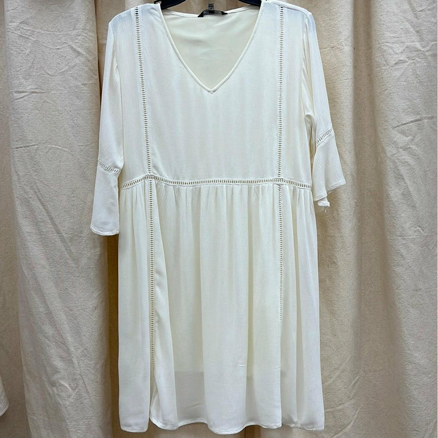 V-Neck Dress with Bell Sleeves 20154 Yak Yeti - Robin Boutique-Boutique 