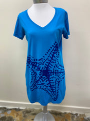 V-Neck Tee Shirt Dress - Robin Boutique-Boutique 