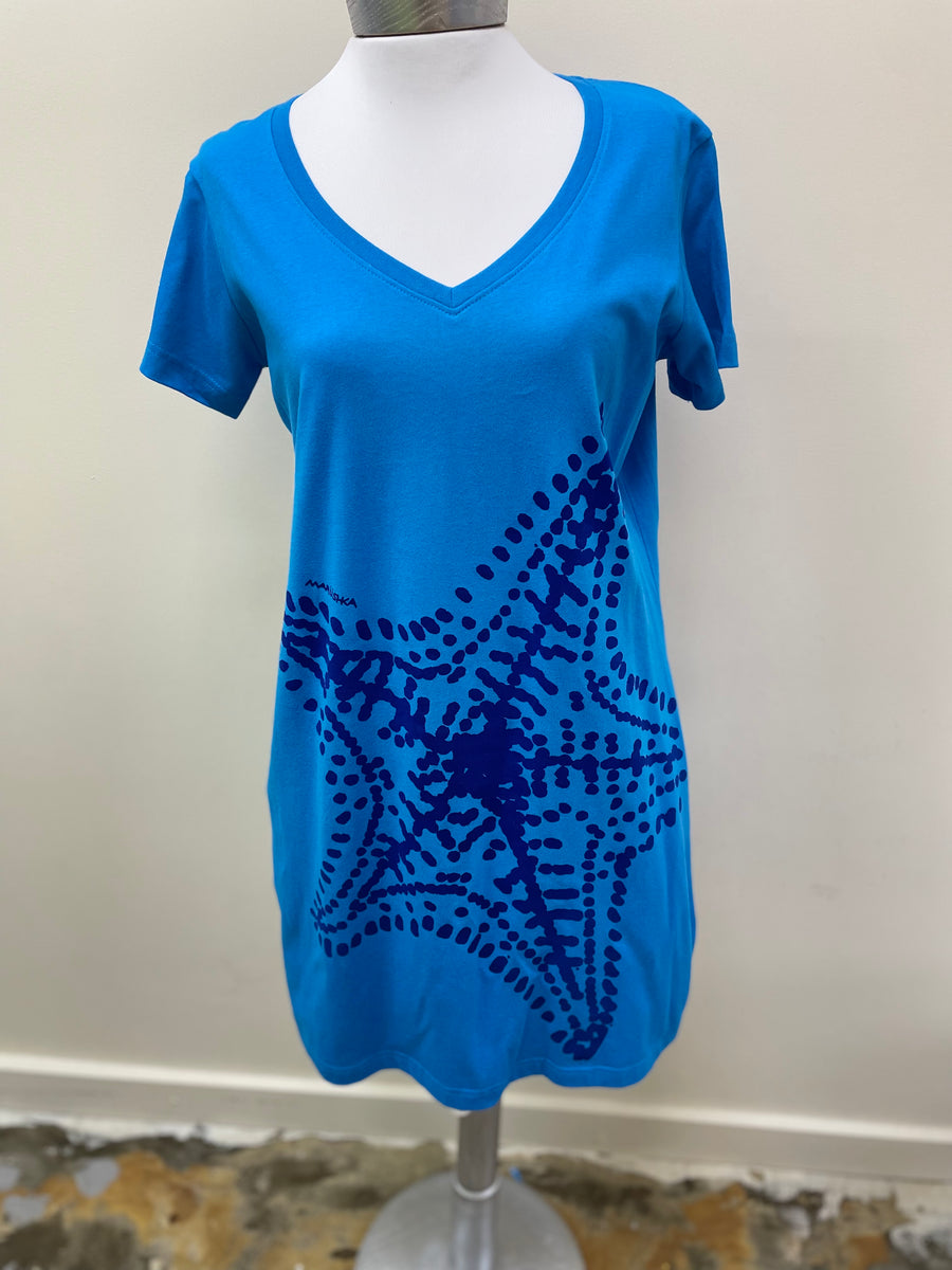 V-Neck Tee Shirt Dress - Robin Boutique-Boutique 