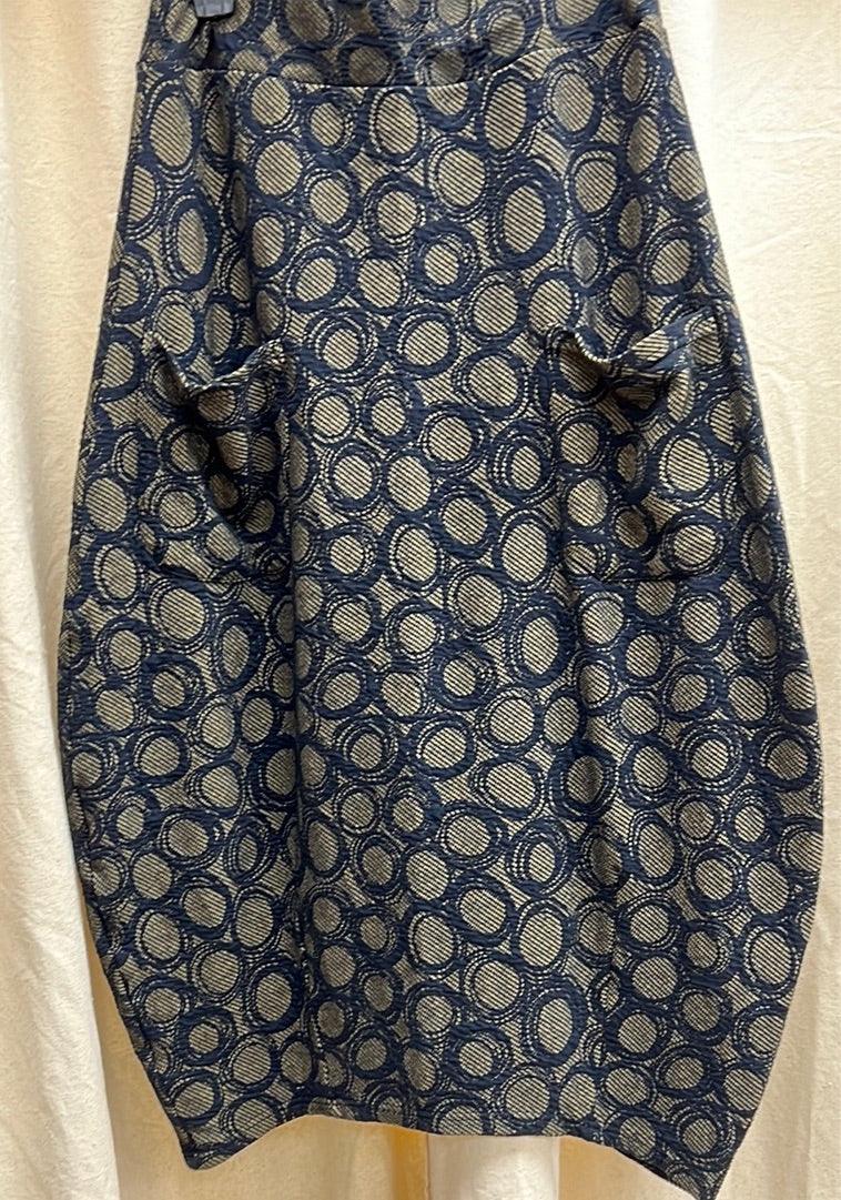 Cut Loose long textured skirt with pockets - Robin Boutique-Boutique 