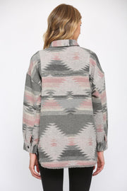 Aztec Woven Jacquard Jacket - Robin Boutique-Boutique 