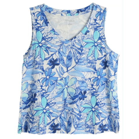 Escape by Habitat V-Neck Sleeveless Top 10014 - Robin Boutique-Boutique 