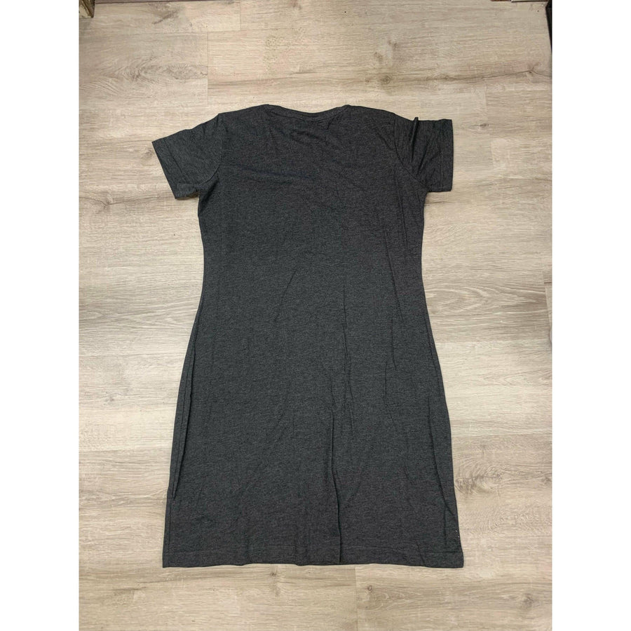 V-Neck Tee Shirt Dress - Robin Boutique-Boutique 