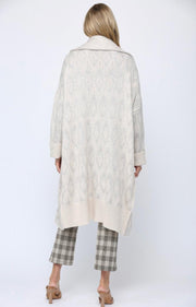 Over Sized Wide Collar Cardigan - Robin Boutique-Boutique 
