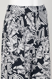 Perceptions Multi Leaf Print Wide Leg Pants - Robin Boutique-Boutique 