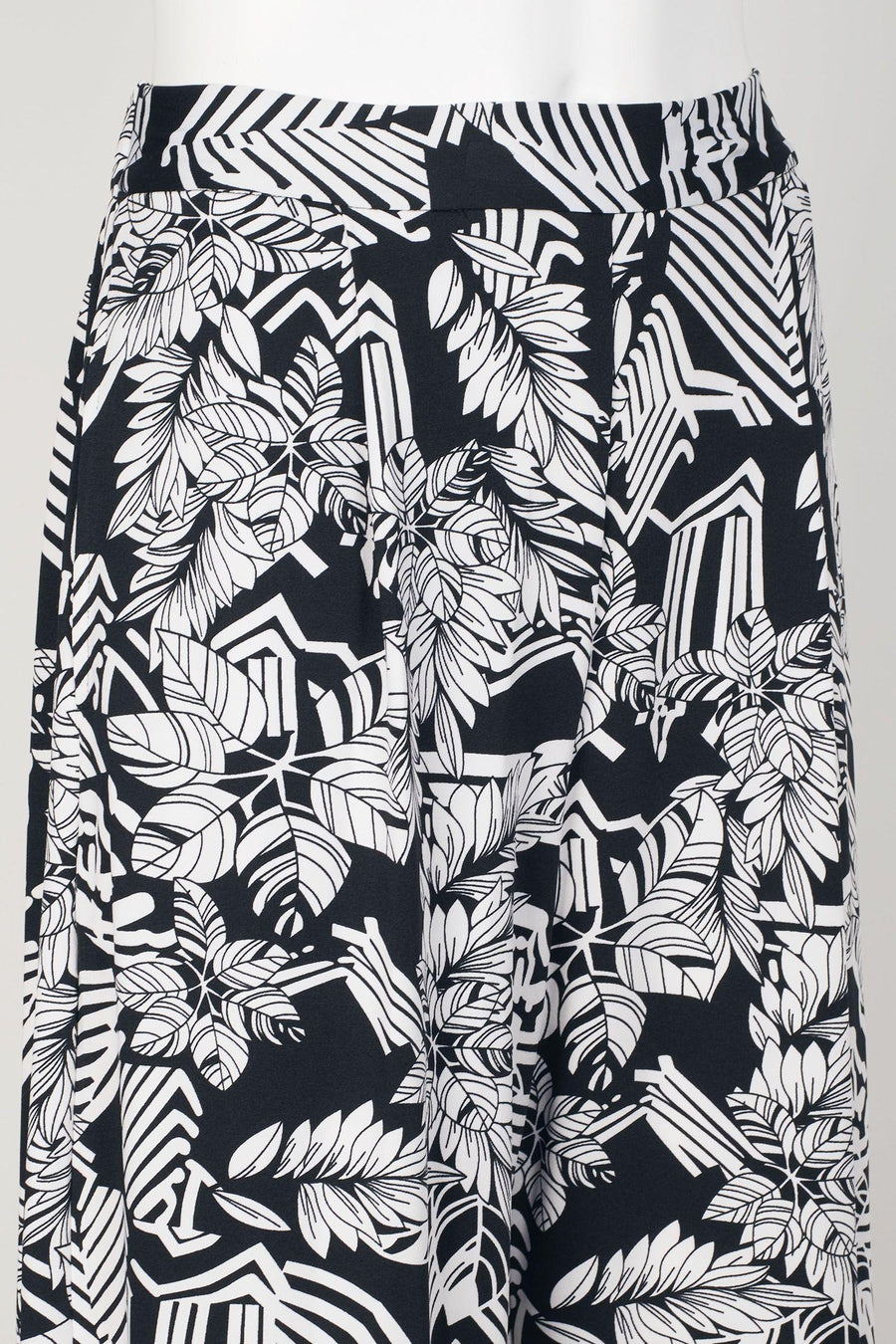 Perceptions Multi Leaf Print Wide Leg Pants - Robin Boutique-Boutique 